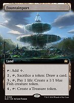 Fountainport (BLB-368) - rare: (Extended Art) - Foil