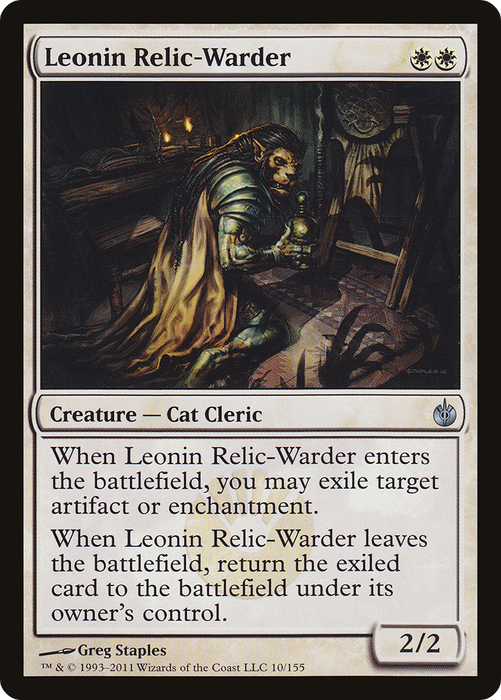 Leonin Relic-Warder (MBS-010) - uncommon