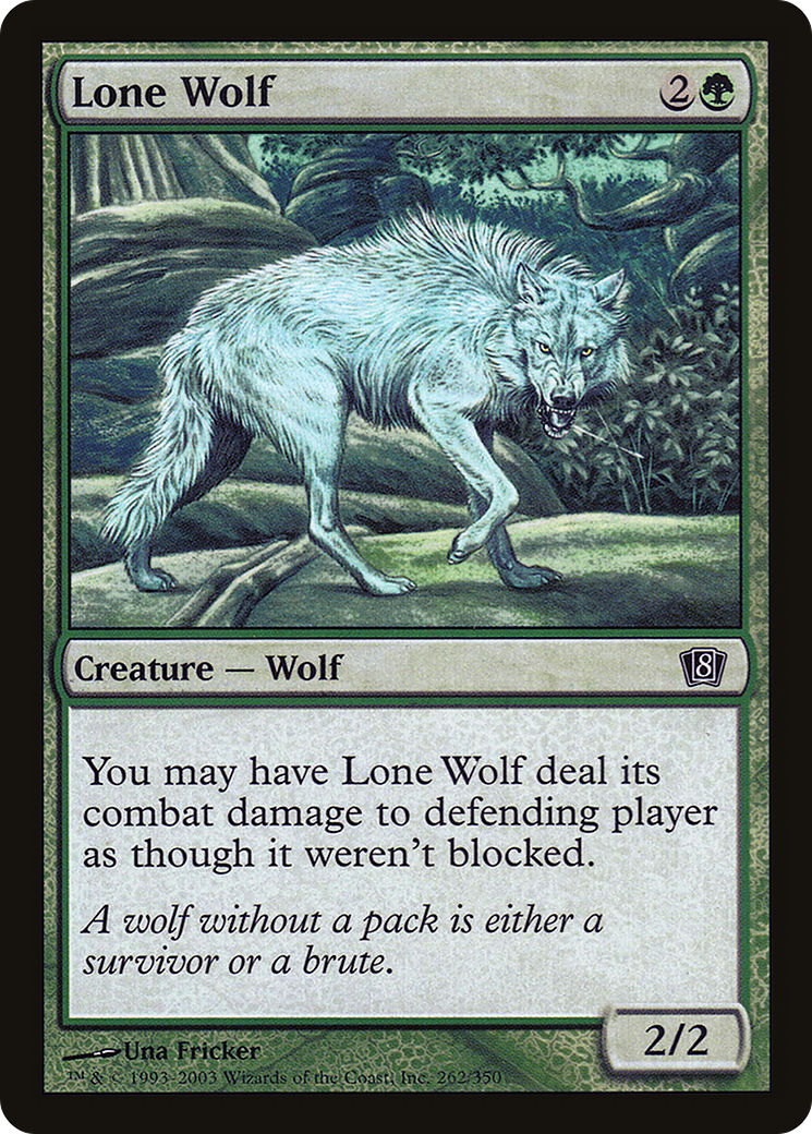 Lone Wolf (8ED-262★) - common - Foil