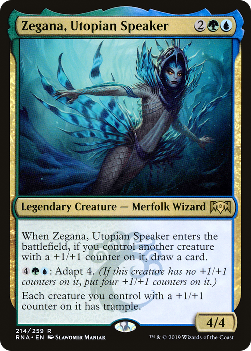 Zegana, Utopian Speaker (RNA-214) - rare - Foil