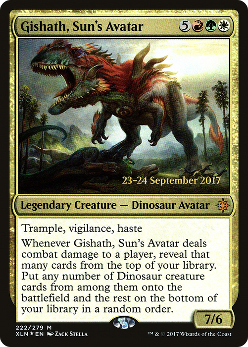 Gishath, Sun's Avatar (PRE-222S) - mythic - Foil