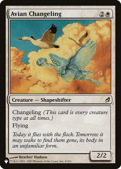 Avian Changeling (LIST-LRW-4) - common