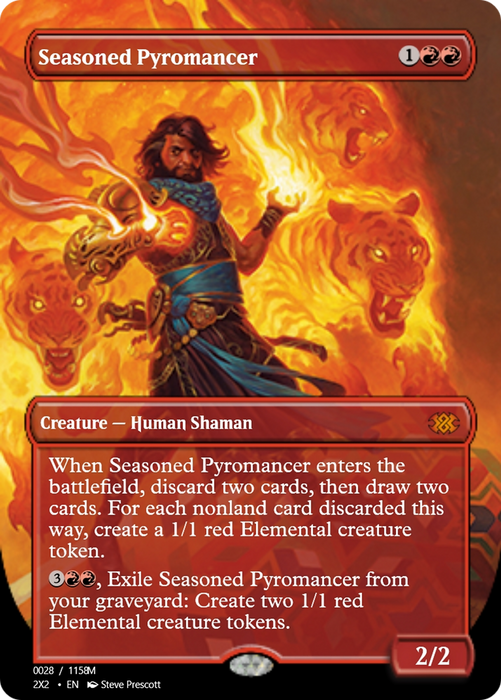 Seasoned Pyromancer (PRM-102269) - mythic - Foil
