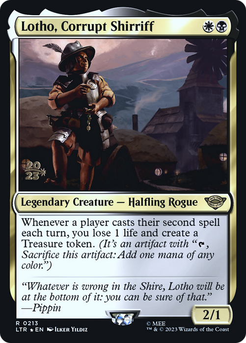 Lotho, Corrupt Shirriff (PRE-213S) - rare - Foil