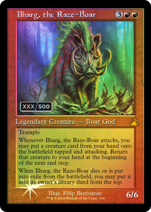 Ilharg, the Raze-Boar (RVR-334Z) - mythic - Foil
