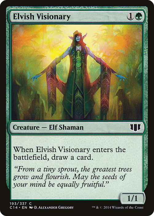 Elvish Visionary (C14-193) - common