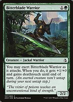 Bitterblade Warrior (AKH-157) - common