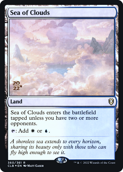 Sea of Clouds (PRE-360S) - rare - Foil