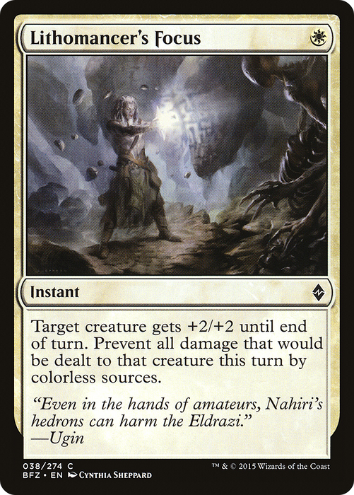 Lithomancer's Focus (BFZ-038) - common