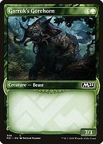 Garruk's Gorehorn (M21-306) - common: (Showcase) - Foil