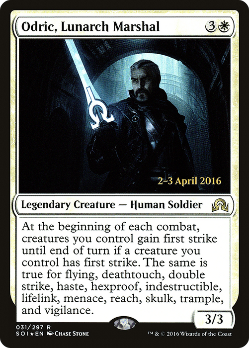 Odric, Lunarch Marshal (PRE-31S) - rare - Foil