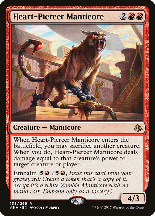 Heart-Piercer Manticore (AKH-138) - rare