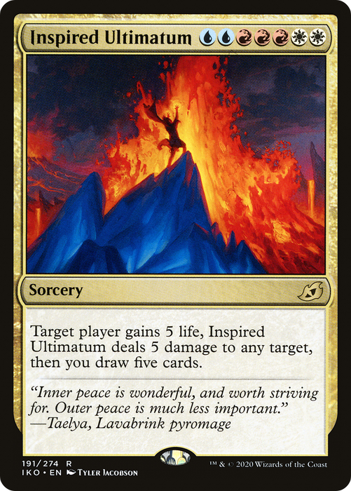 Inspired Ultimatum (IKO-191) - rare - Foil