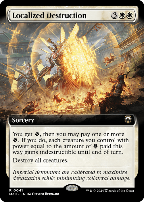Localized Destruction (M3C-041) - rare: (Extended Art) - Foil