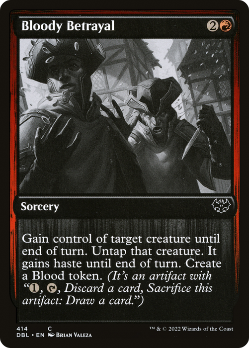 Bloody Betrayal (DBL-414) - common - Foil
