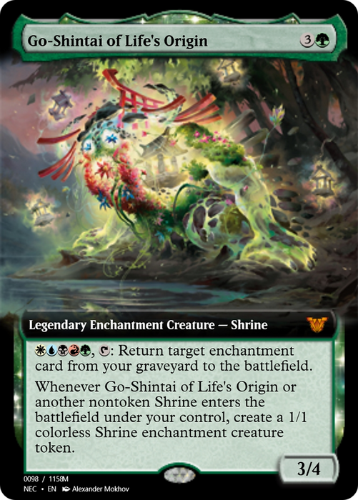 Go-Shintai of Life's Origin (PRM-98059) - mythic: (enchantment) - Foil
