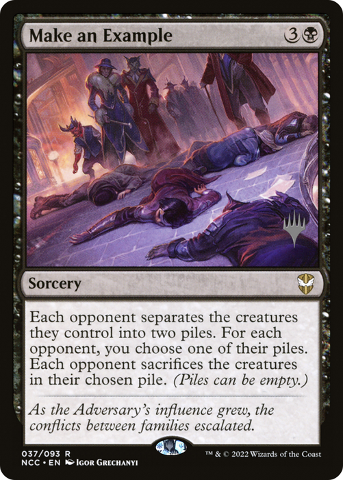 Make an Example (PPSNC-37P) - rare - Foil