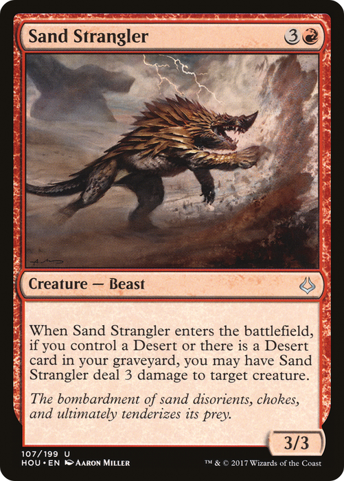 Sand Strangler (HOU-107) - uncommon - Foil