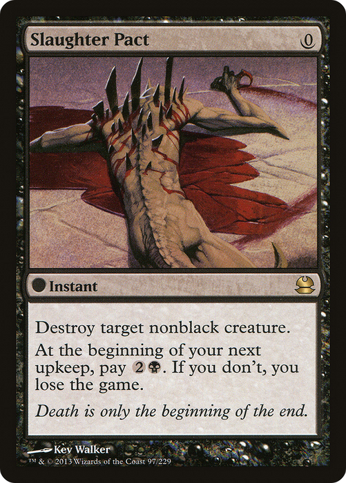 Slaughter Pact (MMA-097) - rare