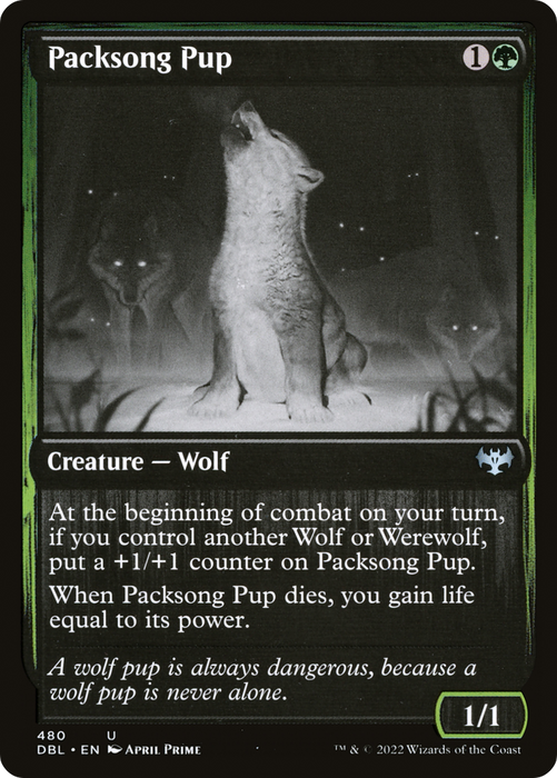 Packsong Pup (DBL-480) - uncommon - Foil