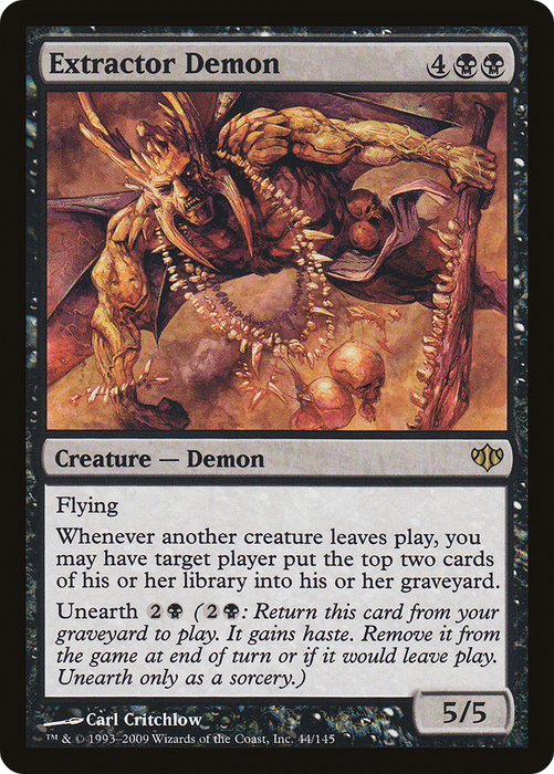 Extractor Demon (CON-044) - rare - Foil