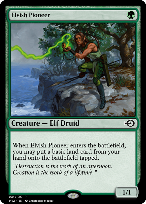Elvish Pioneer (PRM-62481) - common - Foil
