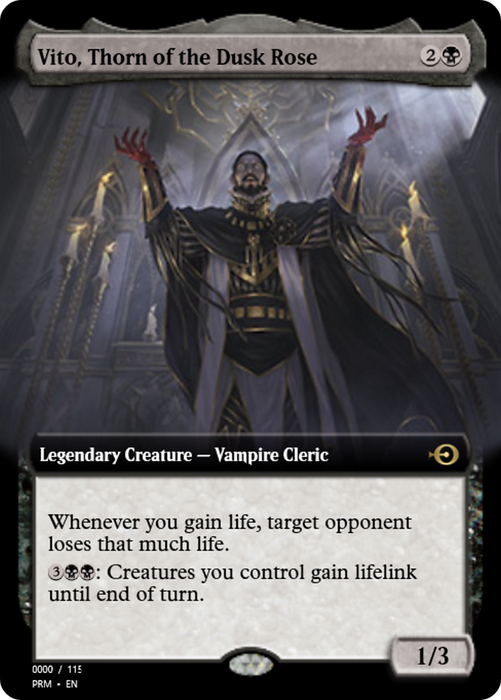Vito, Thorn of the Dusk Rose (PRM-81954) - rare - Foil