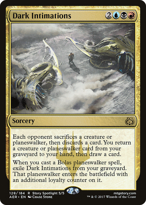 Dark Intimations (AER-128) - rare - Foil