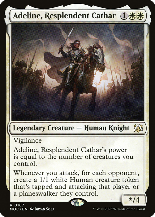 Adeline, Resplendent Cathar (MOC-167) - rare
