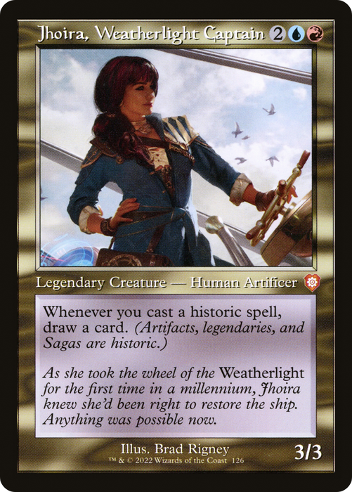 Jhoira, Weatherlight Captain (BRC-126) - mythic