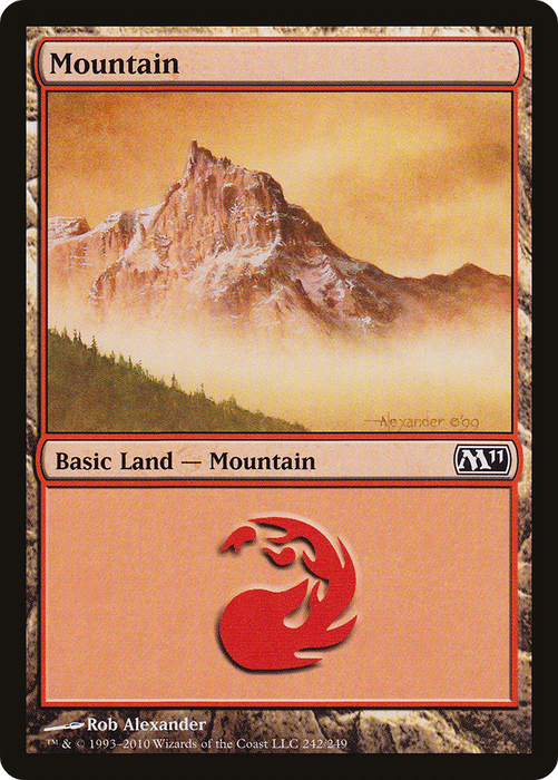 Mountain (M11-242) - common - Foil