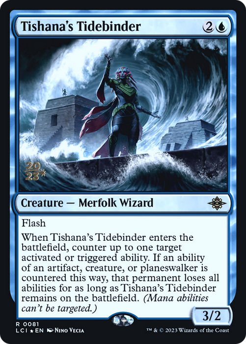 Tishana's Tidebinder (PRE-81S) - rare - Foil