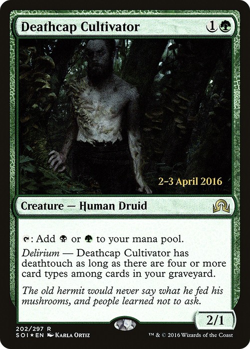 Deathcap Cultivator (PRE-202S) - rare - Foil