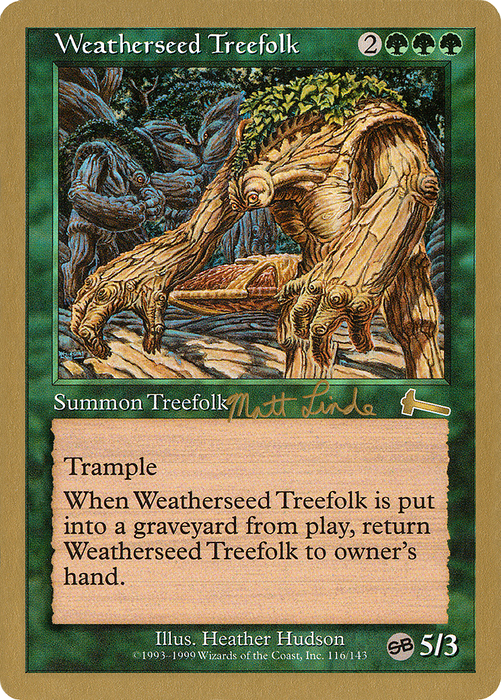 Weatherseed Treefolk (WCD-ML116SB) - rare