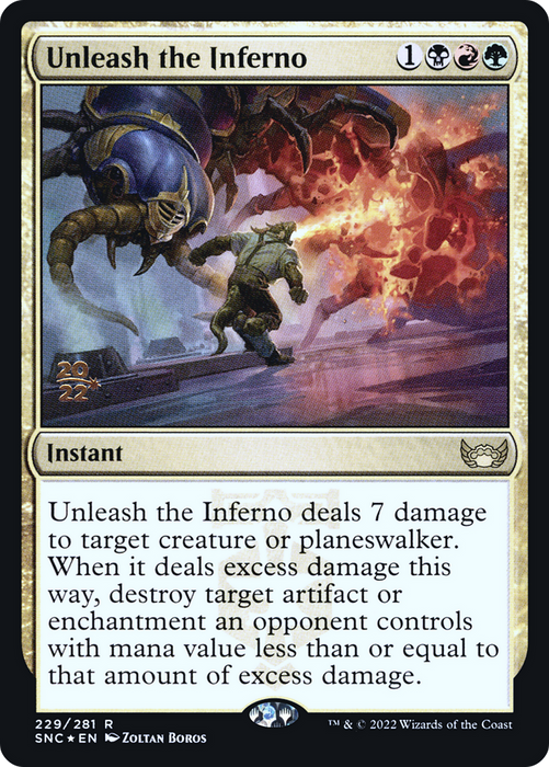 Unleash the Inferno (PRE-229S) - rare - Foil