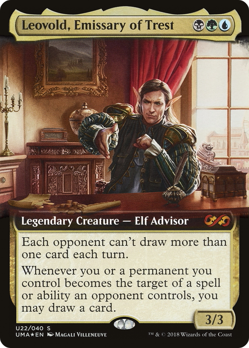 Leovold, Emissary of Trest (UMA:BT-U22) - mythic: (Extended Art) - Foil