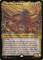 Niv-Mizzet Reborn (MUL-183) - mythic: (Showcase) - Foil
