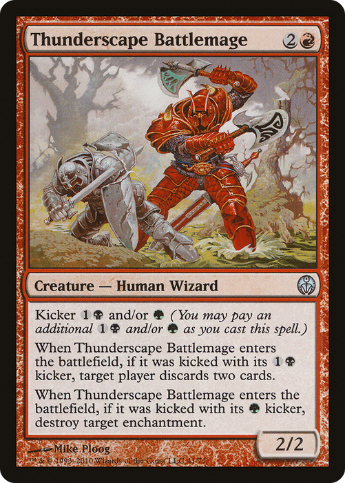 Thunderscape Battlemage (DDE-041) - uncommon