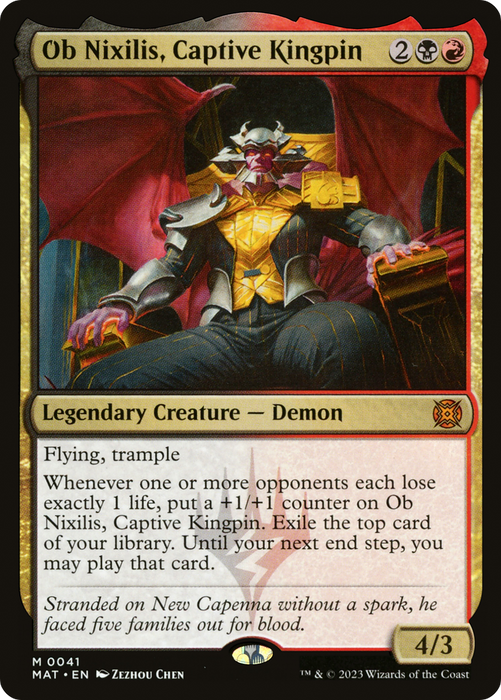 Ob Nixilis, Captive Kingpin (MAT-041) - mythic - Foil