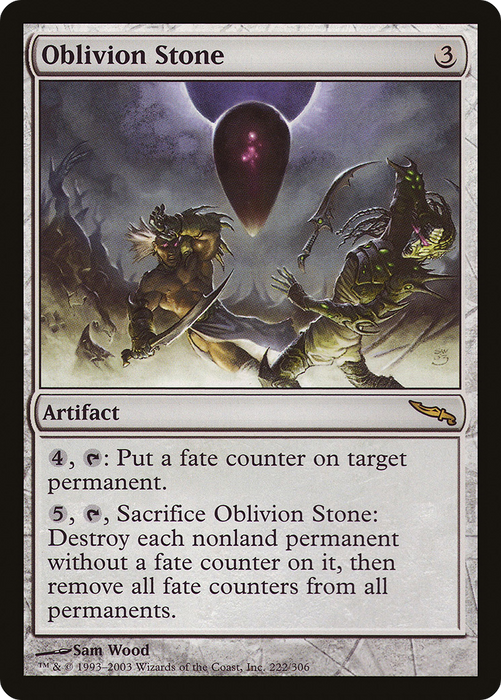 Oblivion Stone (MRD-222) - rare - Foil