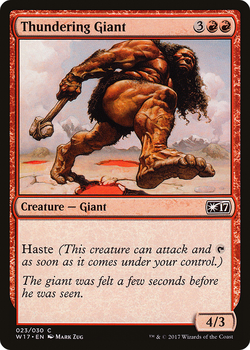Thundering Giant (W17-023) - common