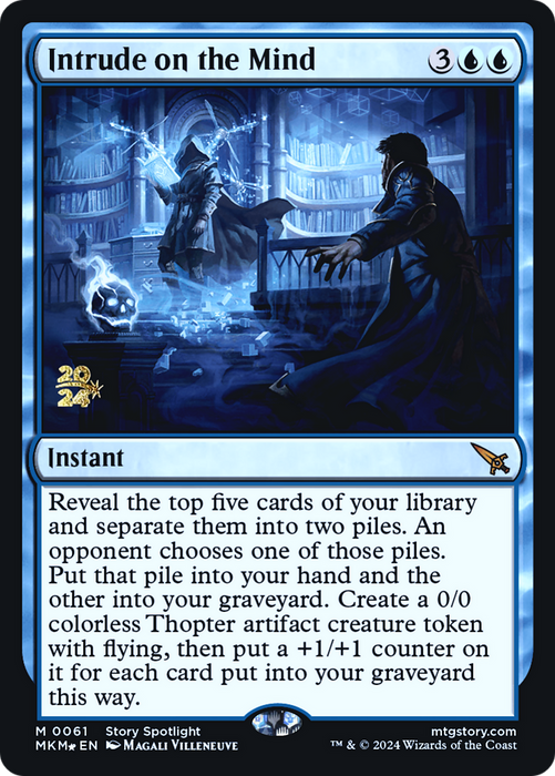 Intrude on the Mind (PRE-61S) - mythic - Foil