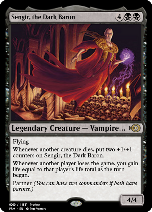 Sengir, the Dark Baron (PRM-86358) - rare - Foil