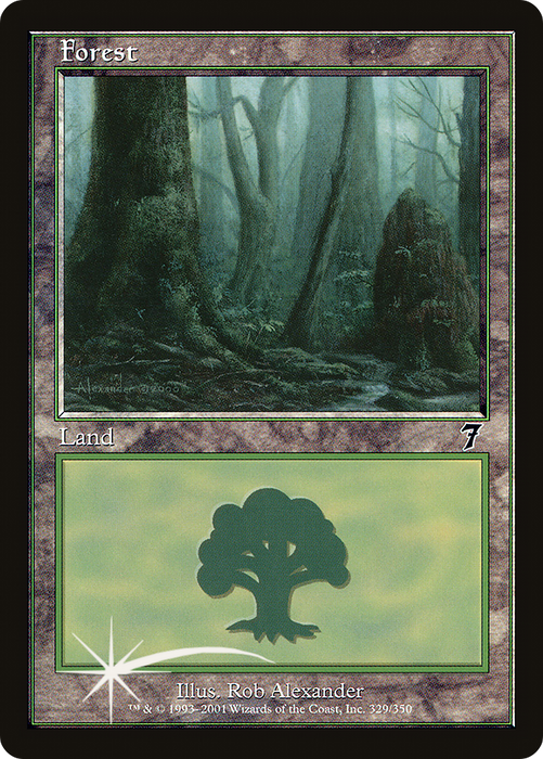 Forest (7ED-329★) - common - Foil