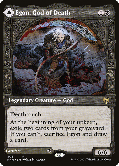 Egon, God of Death // Throne of Death (KHM-306) - rare: (Showcase)