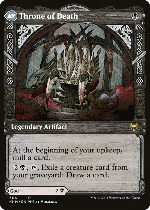 Egon, God of Death // Throne of Death (KHM-306) - rare: (Showcase)