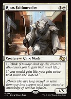 Rhox Faithmender (J25-245) - rare