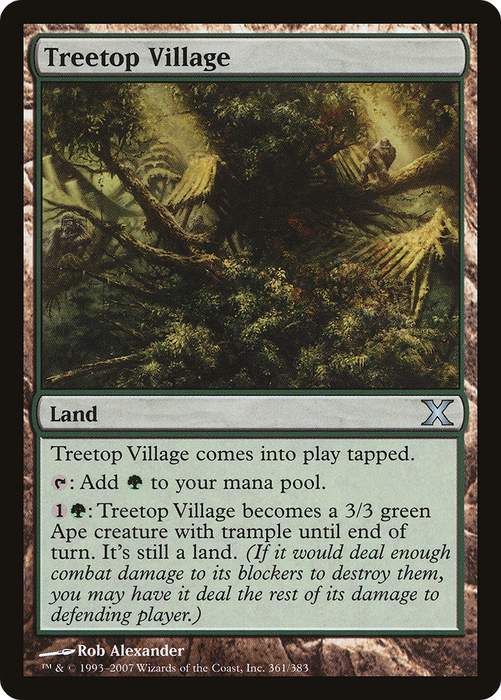Treetop Village (10E-361) - uncommon