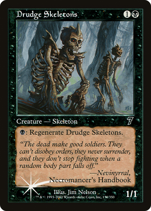 Drudge Skeletons (7ED-130★) - common - Foil