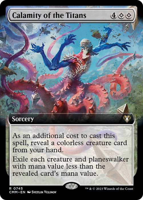 Calamity of the Titans (CMM-745) - rare: (Extended Art)